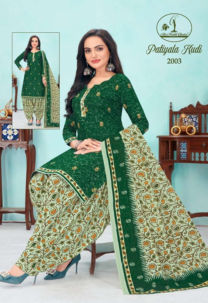 Miss World Patiyala Kudi Vol-2 -Dress Material -Wholesale Catalog