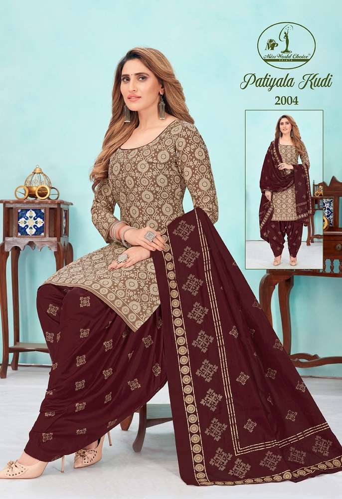 Miss World Patiyala Kudi Vol-2 -Dress Material -Wholesale Catalog