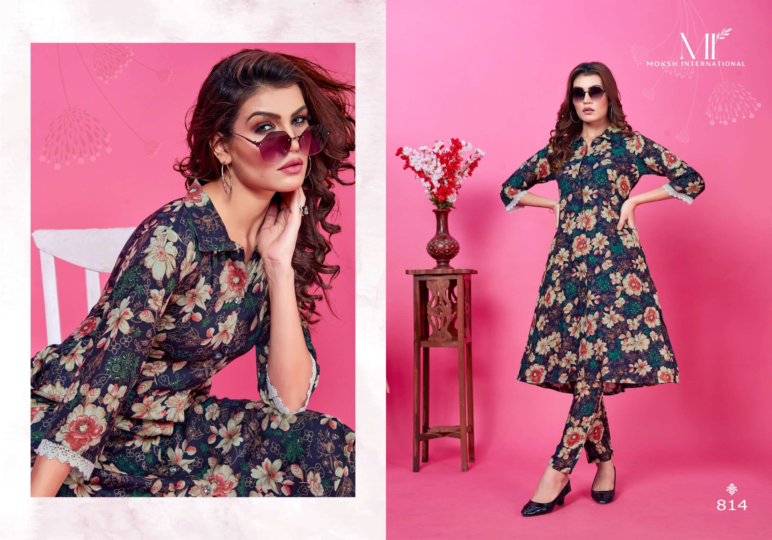 Moksh International Co-ord set WOW VOL-1 Kurti Wholesale catalog