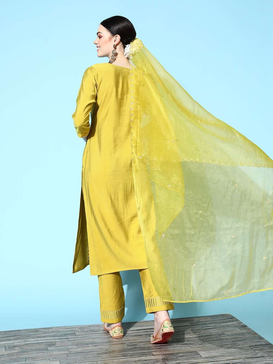 Morina Lemon Viscose Rayon Kurti Wholesale catalog