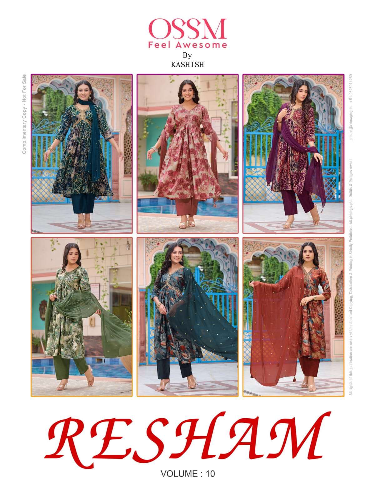 Ossm Resham Vol 10 Kurti Wholesale catalog