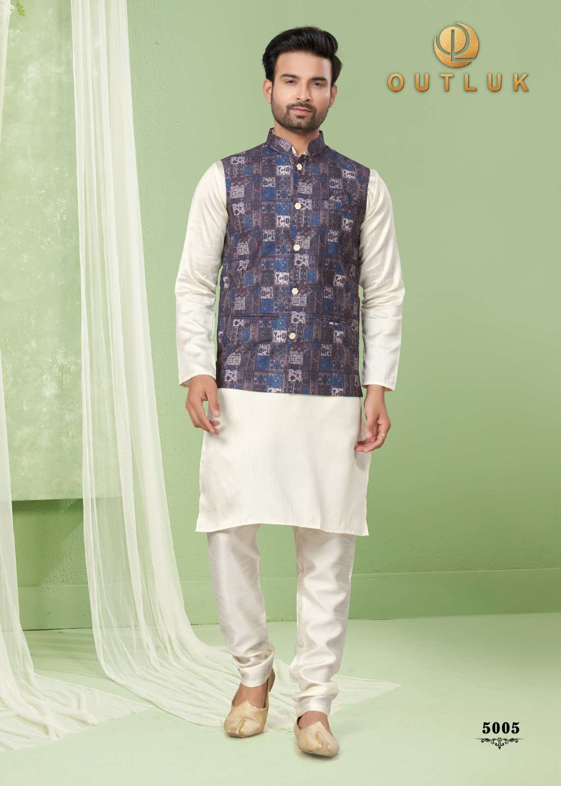 Outluk Wedding Vol 5 Mens Wear Kurta Wholesale catalog