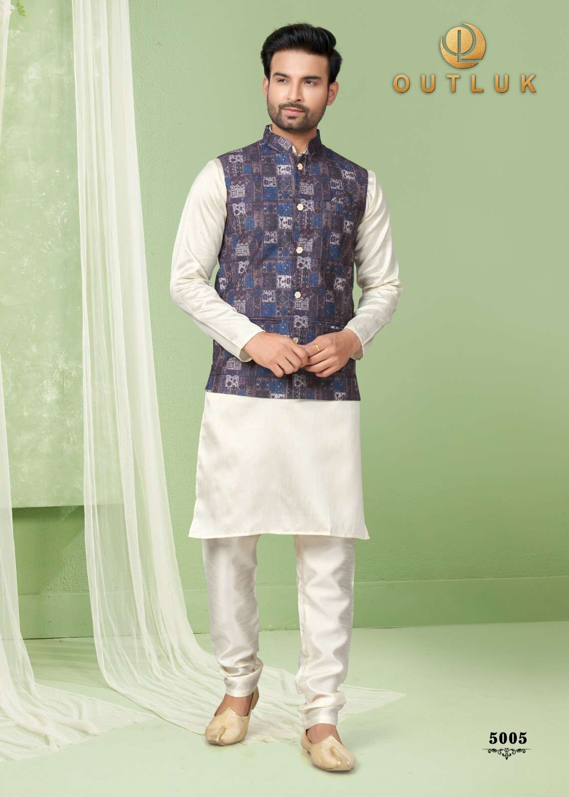 Outluk Wedding Vol 5 Mens Wear Kurta Wholesale catalog