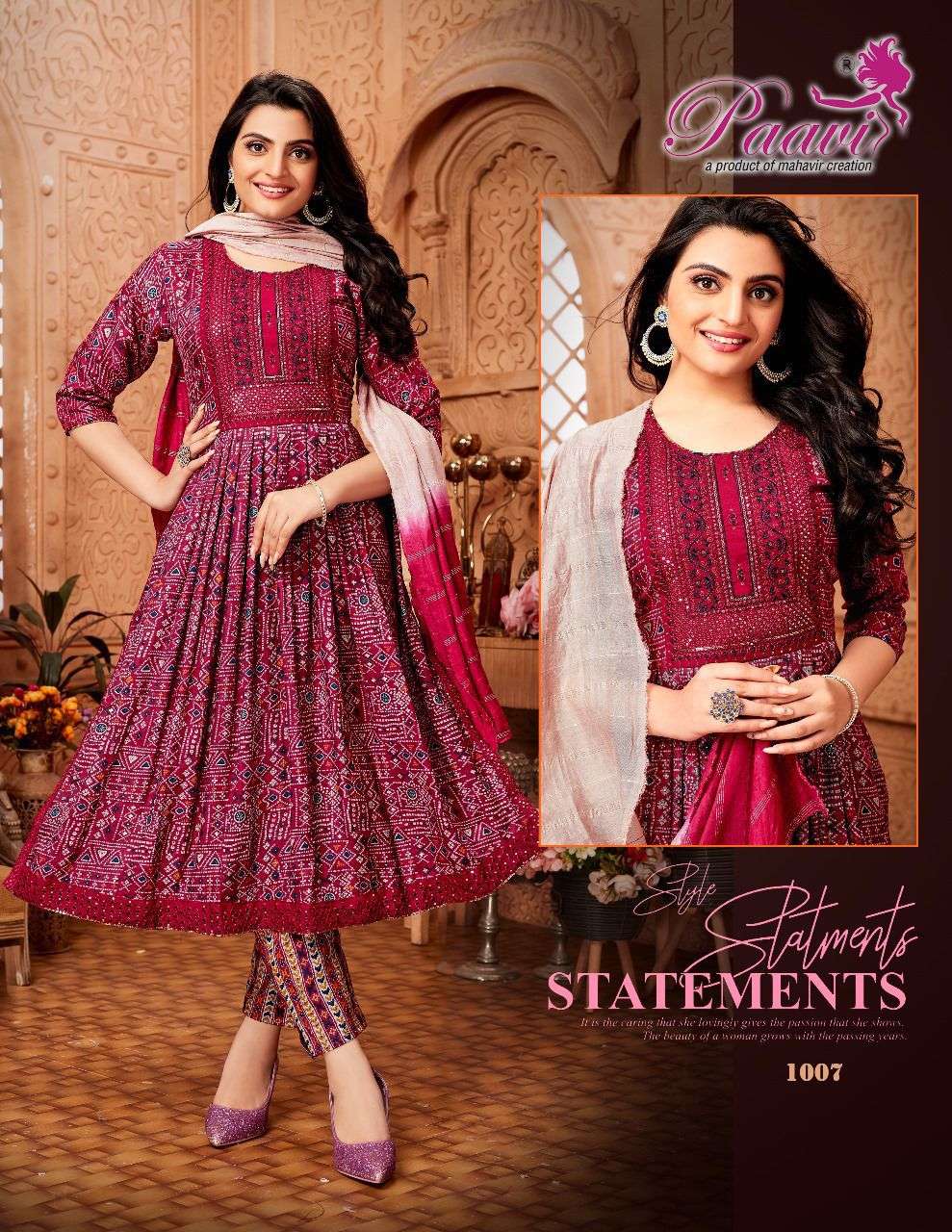 Paavi Vanya-3 Kurti Wholesale catalog