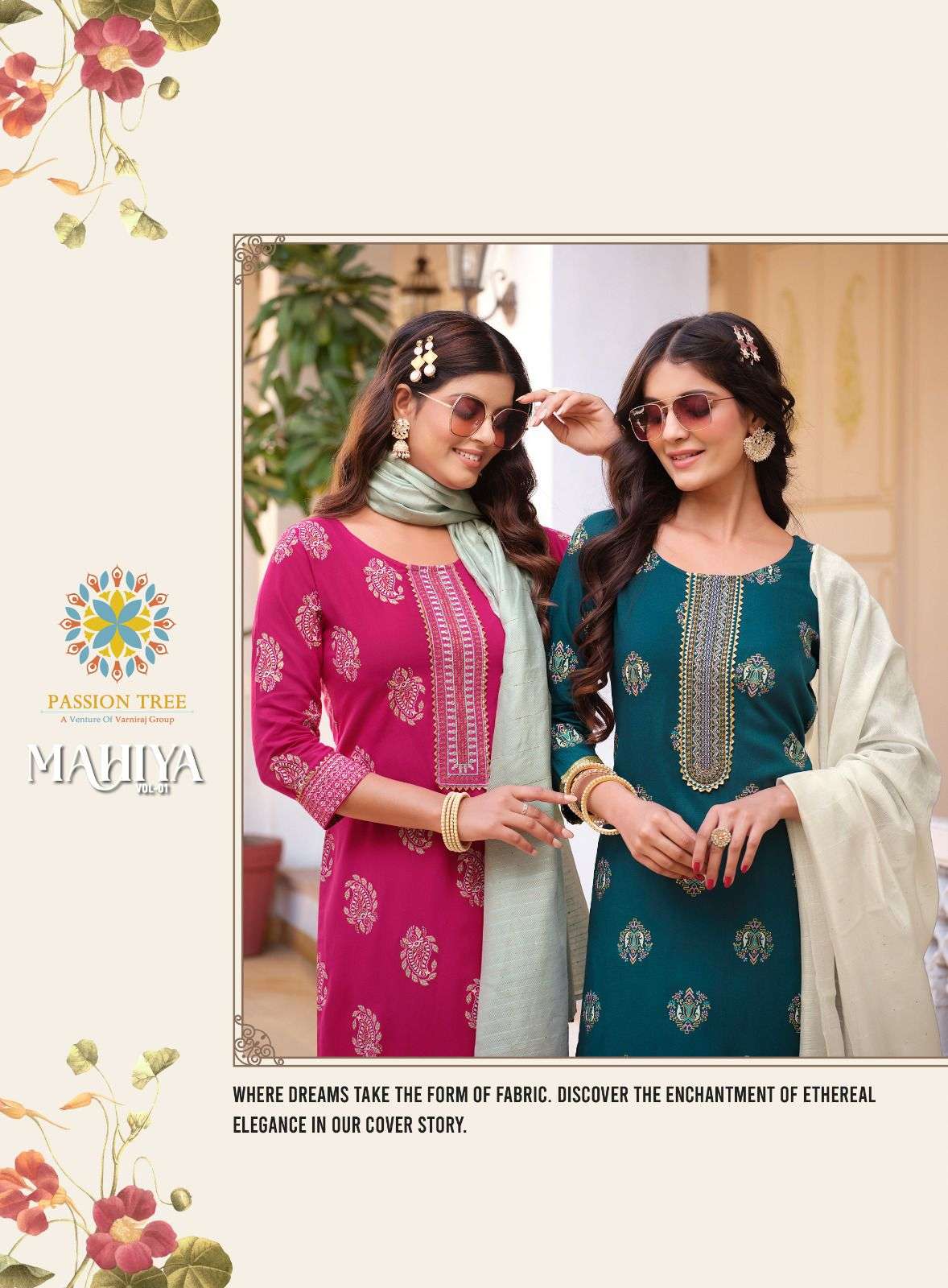 Passion Tree MAHIYA VOL-1 Kurti Wholesale catalog