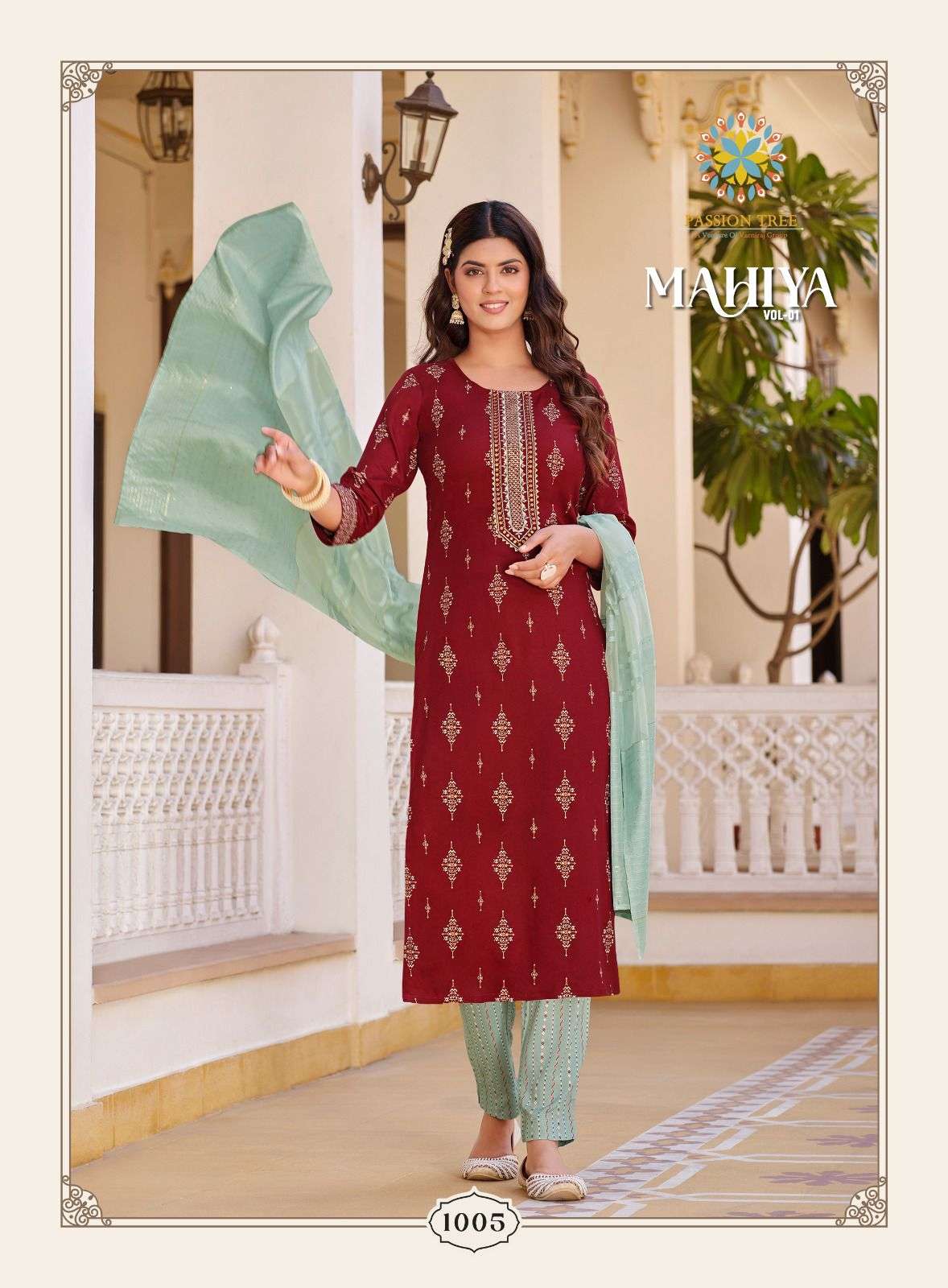 Passion Tree MAHIYA VOL-1 Kurti Wholesale catalog