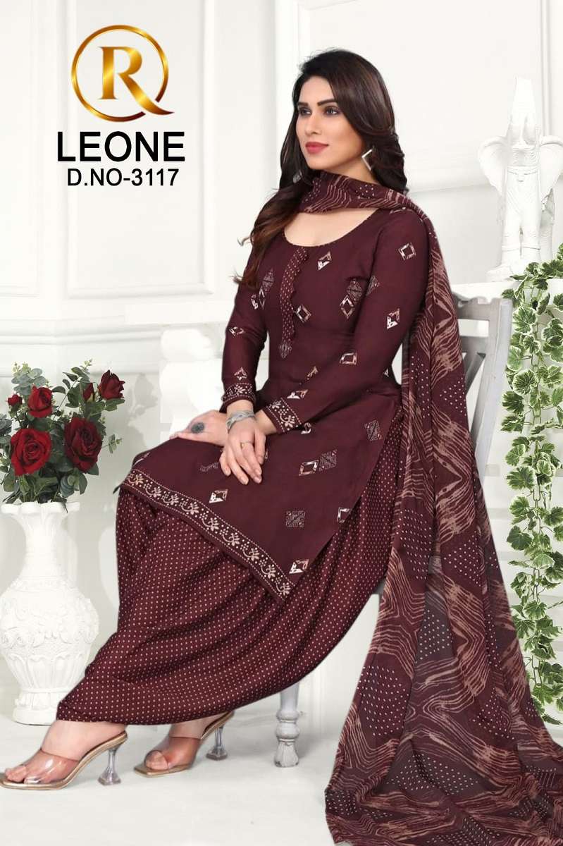 R Leone Selecting Designs -Dress Material -Whoelsale Catalog