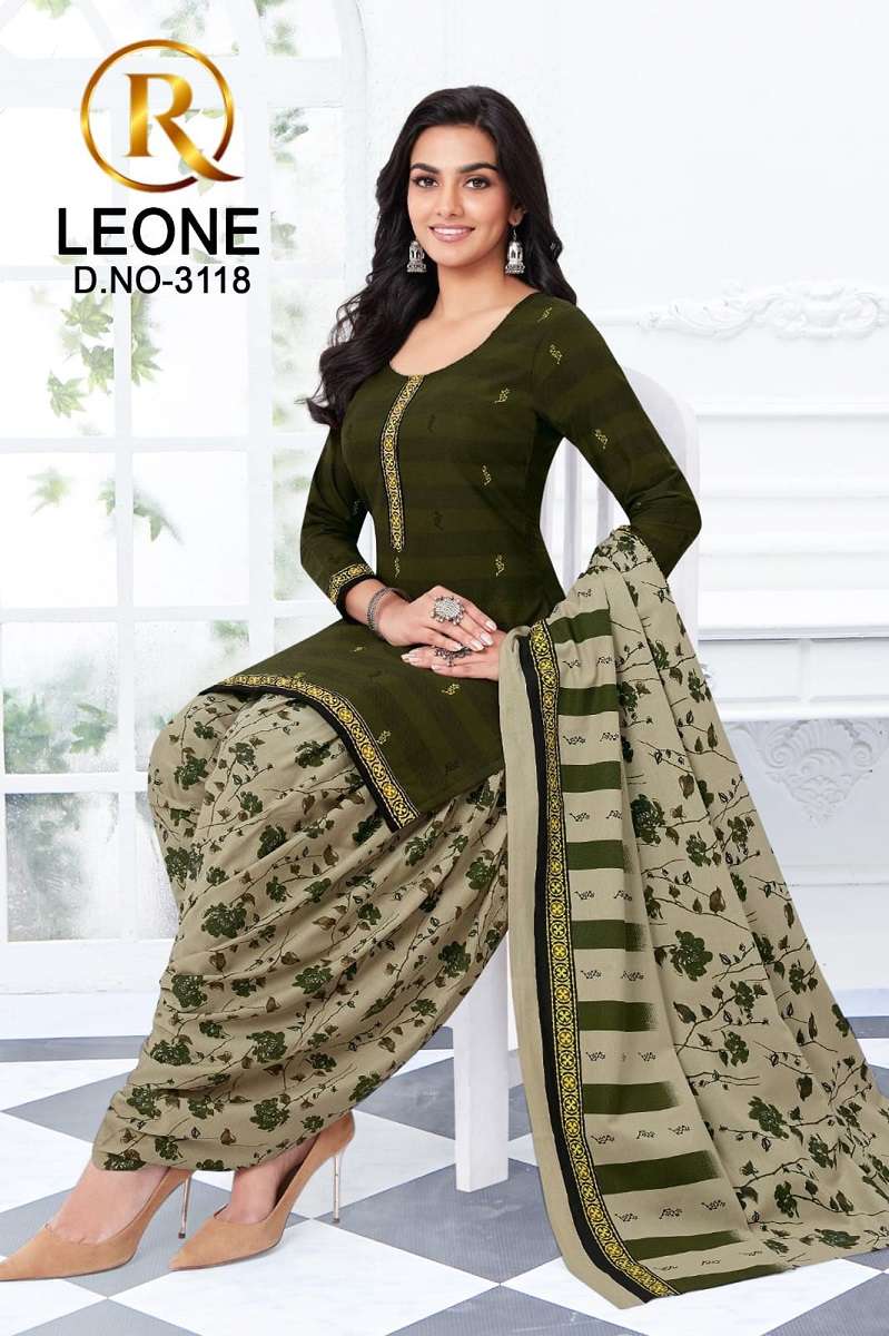 R Leone Selecting Designs -Dress Material -Whoelsale Catalog