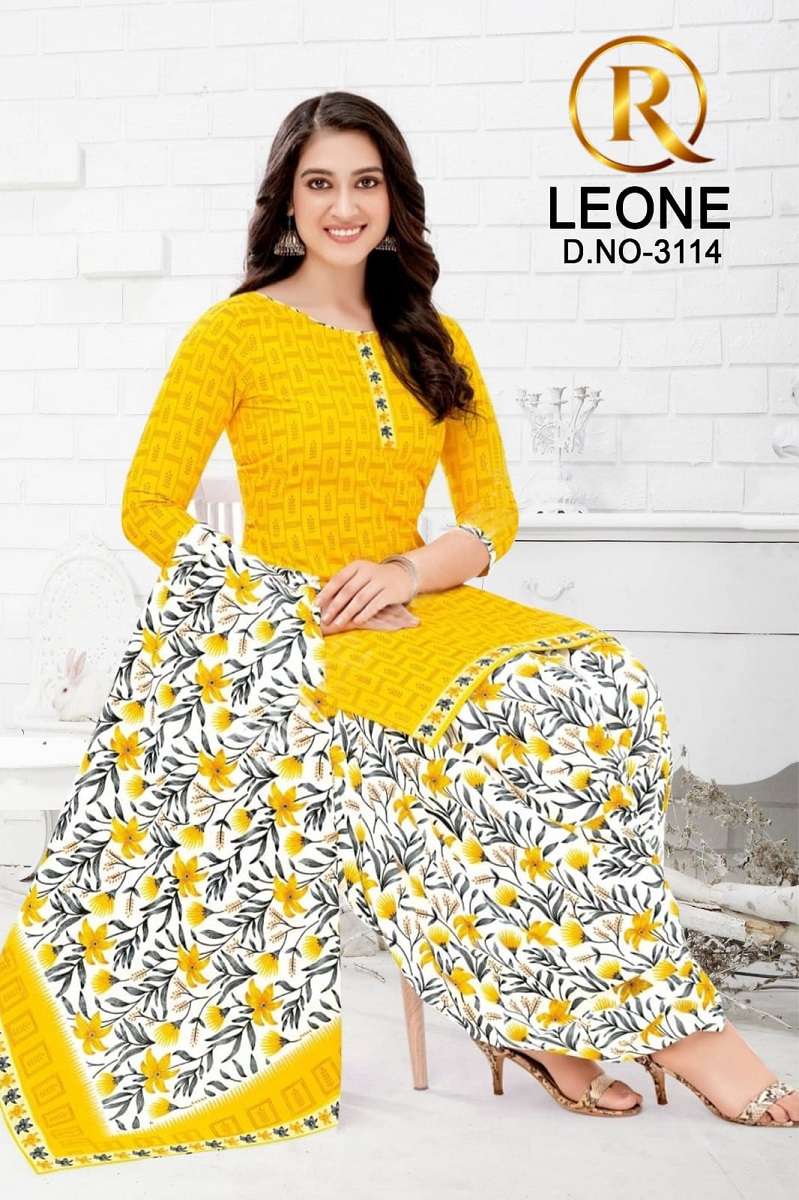 R Leone Selecting Designs -Dress Material -Whoelsale Catalog