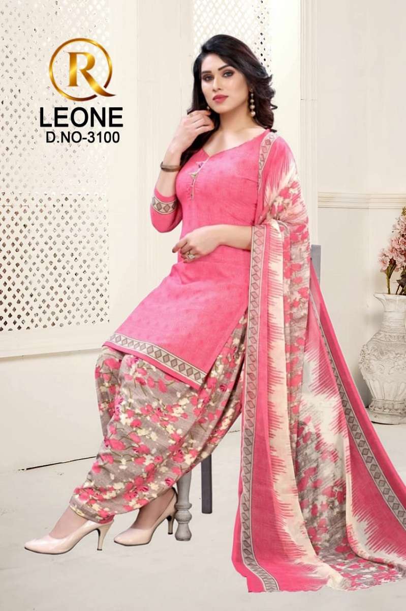 R Leone Selecting Designs -Dress Material -Whoelsale Catalog