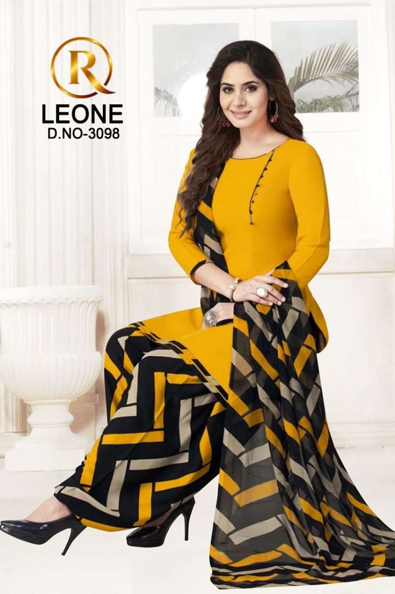 R Leone Selecting Designs -Dress Material -Whoelsale Catalog