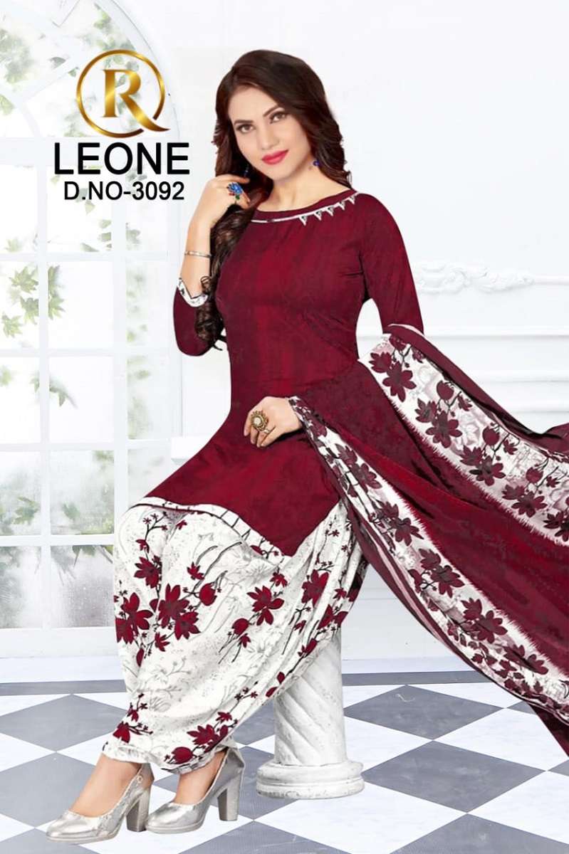 R Leone Selecting Designs -Dress Material -Whoelsale Catalog