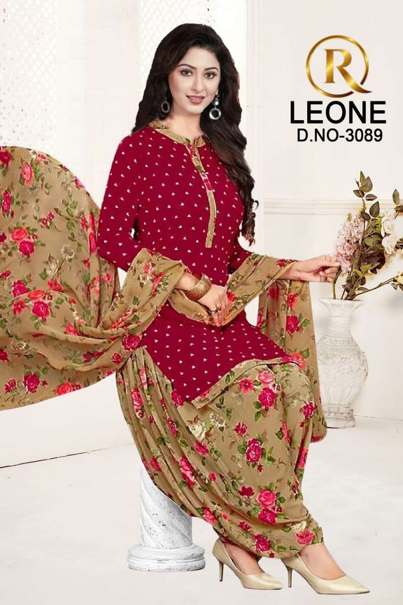 R Leone Selecting Designs -Dress Material -Whoelsale Catalog