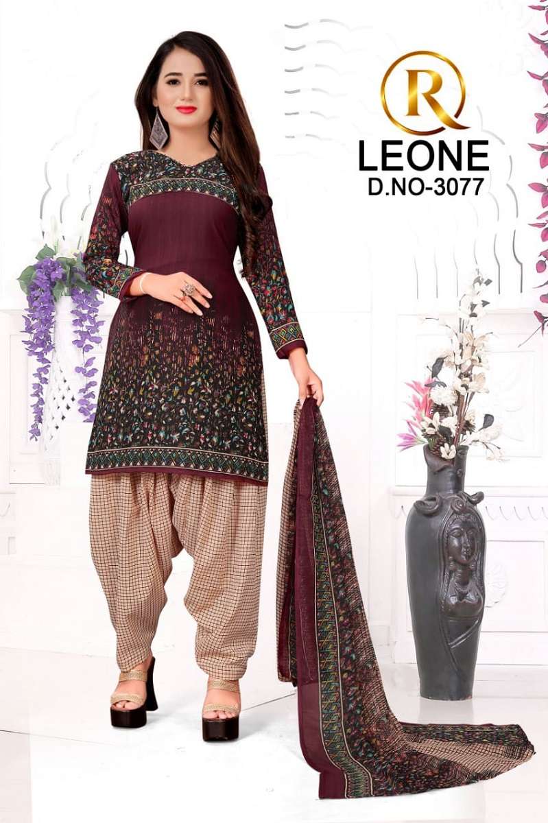 R Leone Selecting Designs -Dress Material -Whoelsale Catalog