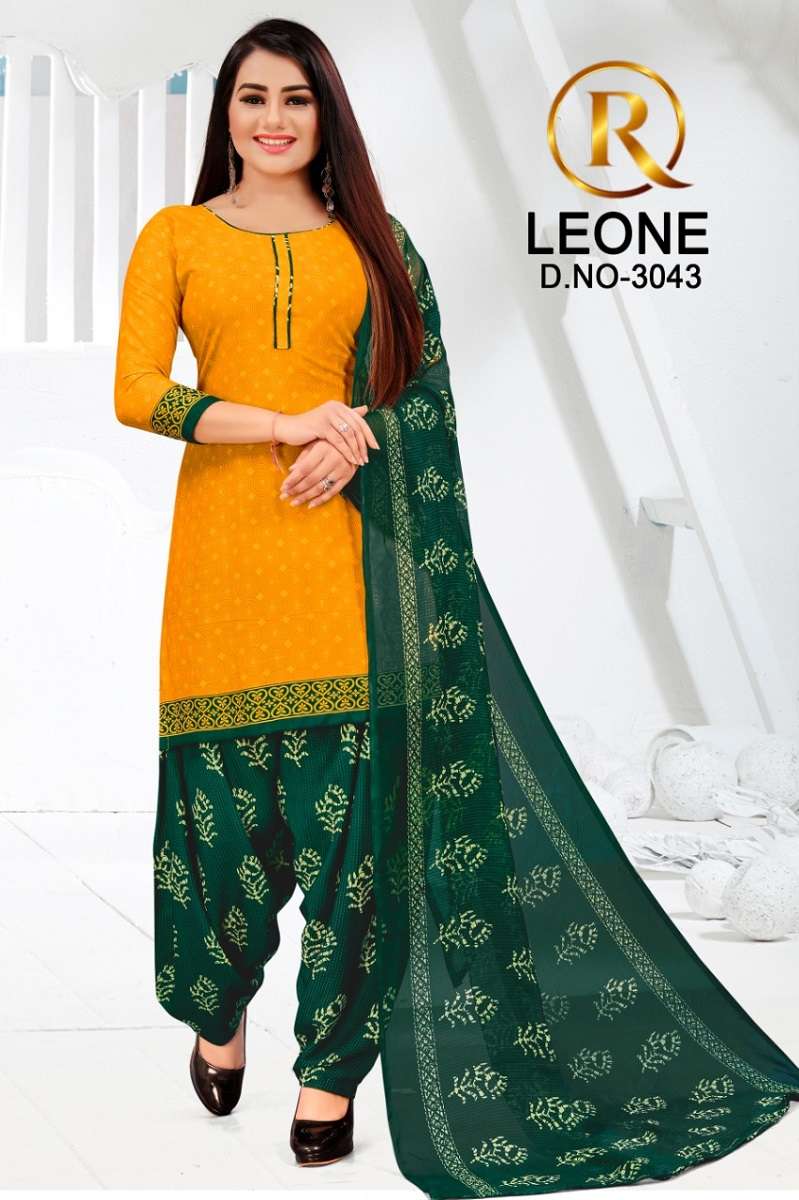 R Leone Selecting Designs -Dress Material -Whoelsale Catalog