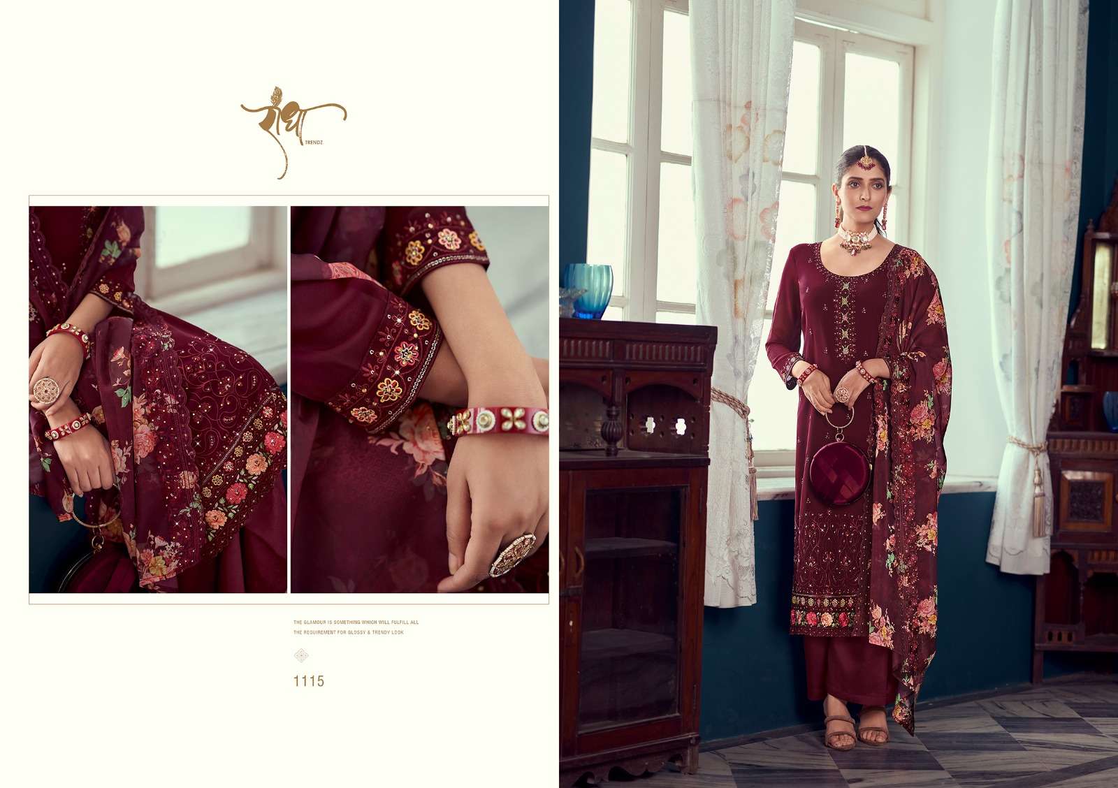Radha Gulabo Embroidery Designer Salwar Suit Wholesale catalog