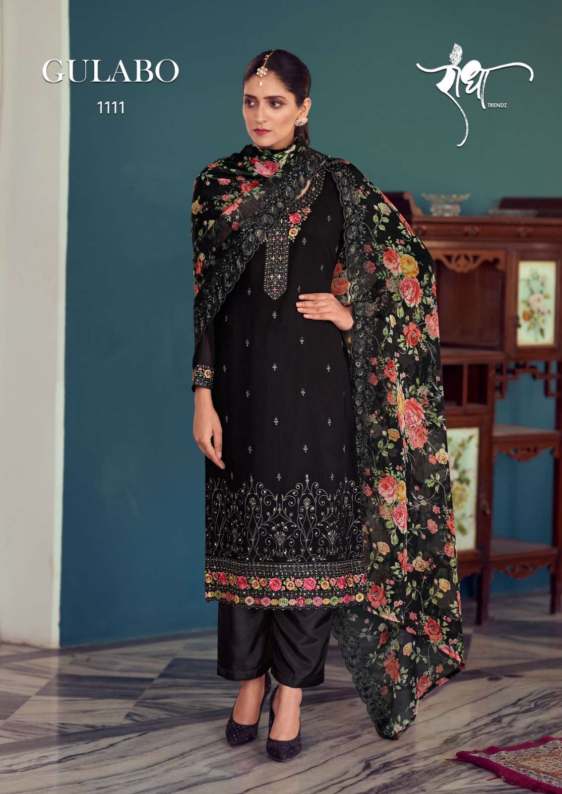 Radha Gulabo Embroidery Designer Salwar Suit Wholesale catalog