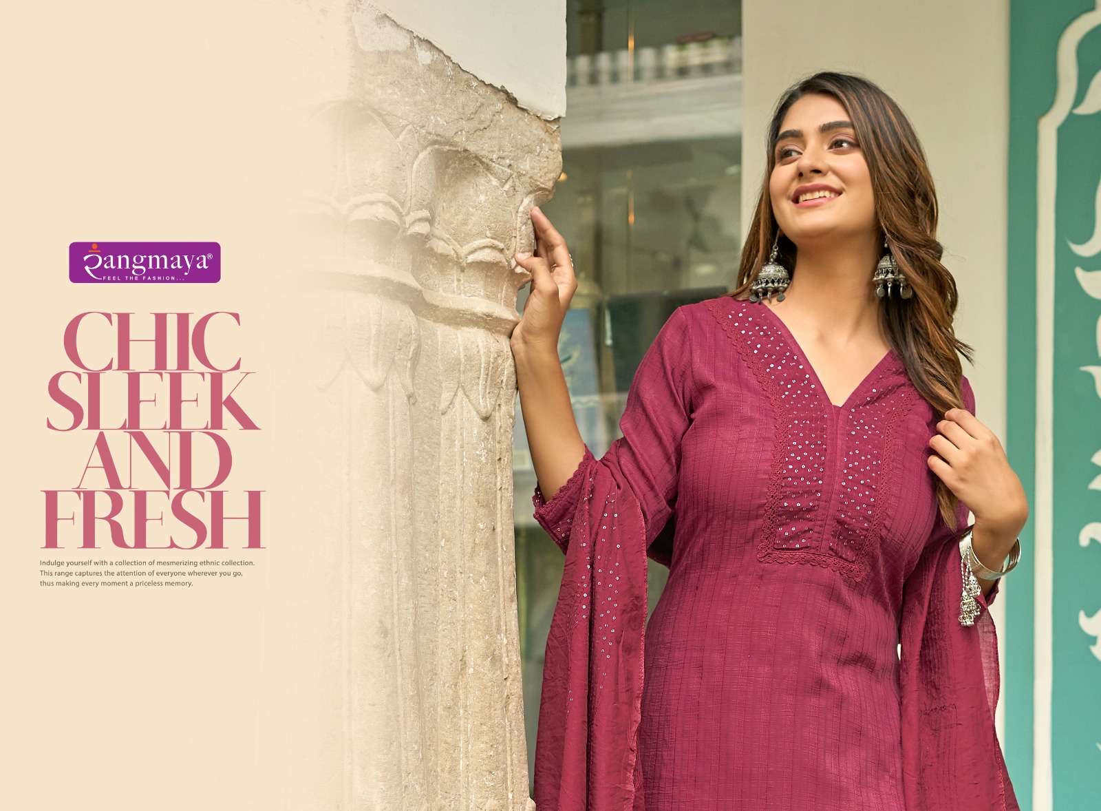 Rangmaya ANANTA Kurti with Pant with duppata Wholesale catalog