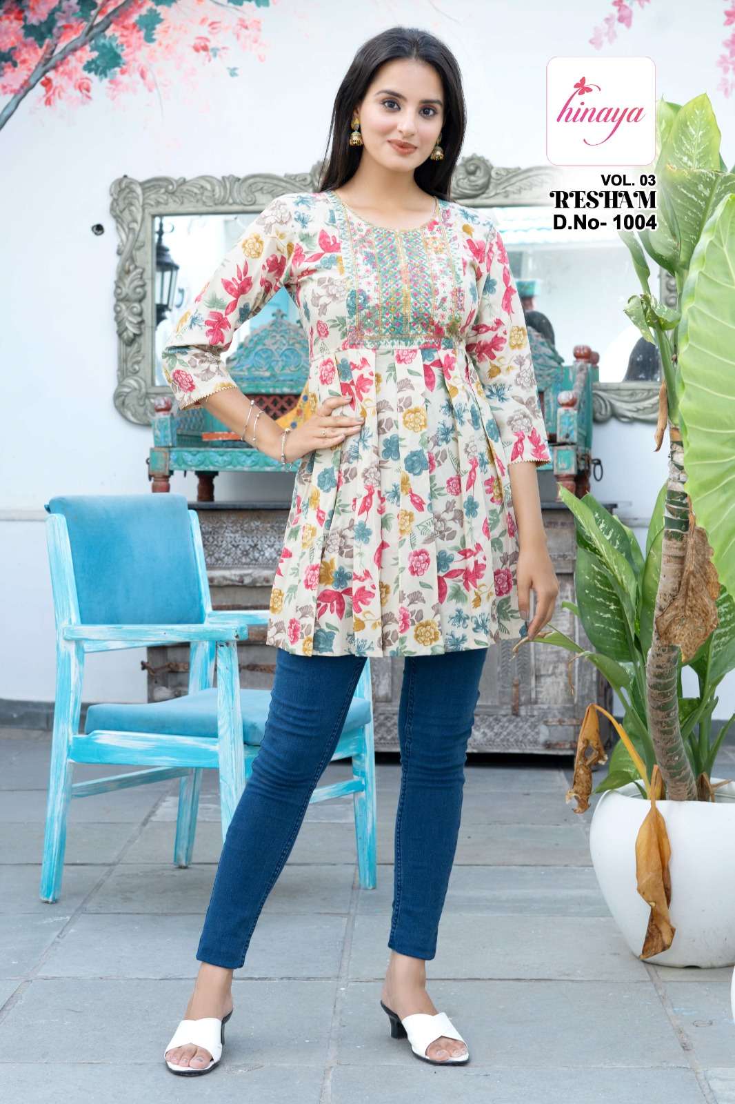 RESHAM vol-3 Kurti Wholesale catalog