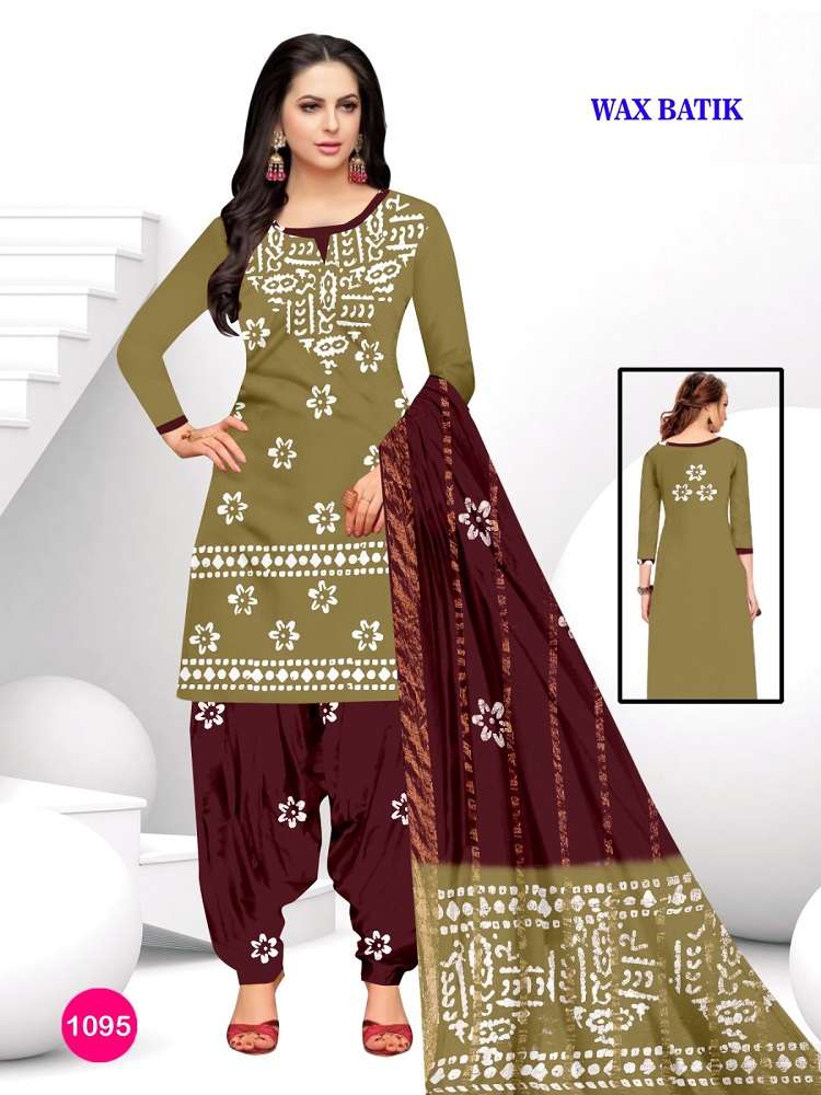 Sagar Cotton Wax Batic -Dress Material -Dress Material