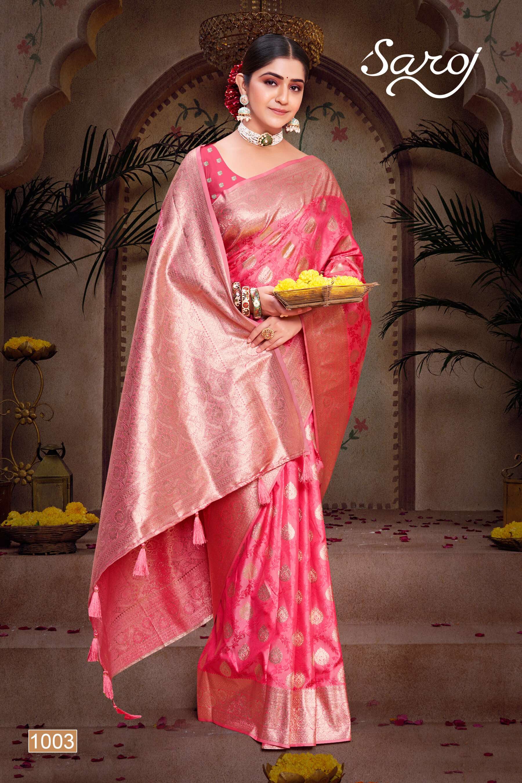 Saroj  Amrut Vol - 3 50*600 Soft Silk Saree  Saree Wholesale catalog      