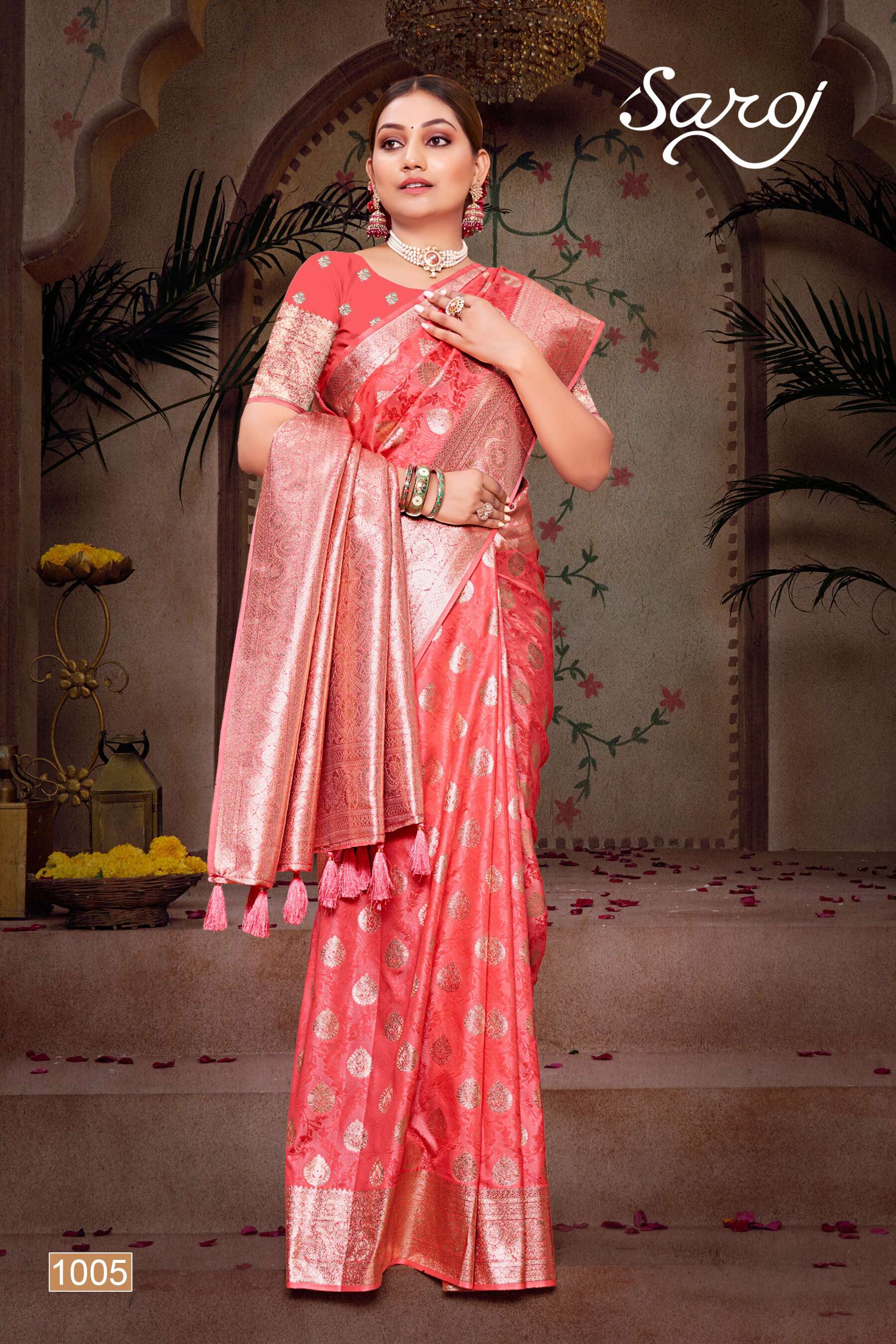 Saroj  Amrut Vol - 3 50*600 Soft Silk Saree  Saree Wholesale catalog      