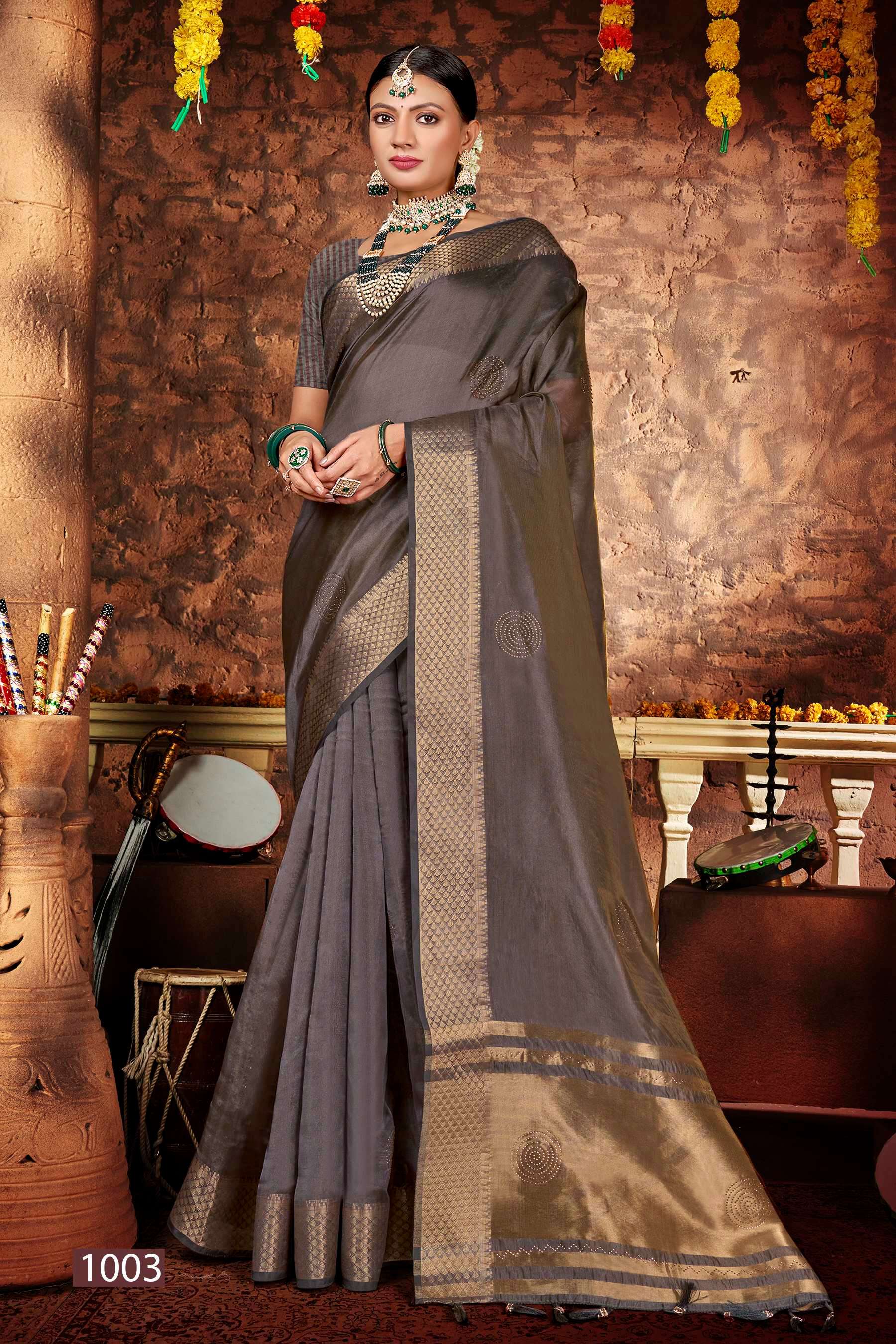 Saroj Angoori silk Vol - 2 Soft Organza  Saree saree  Wholesale catalog