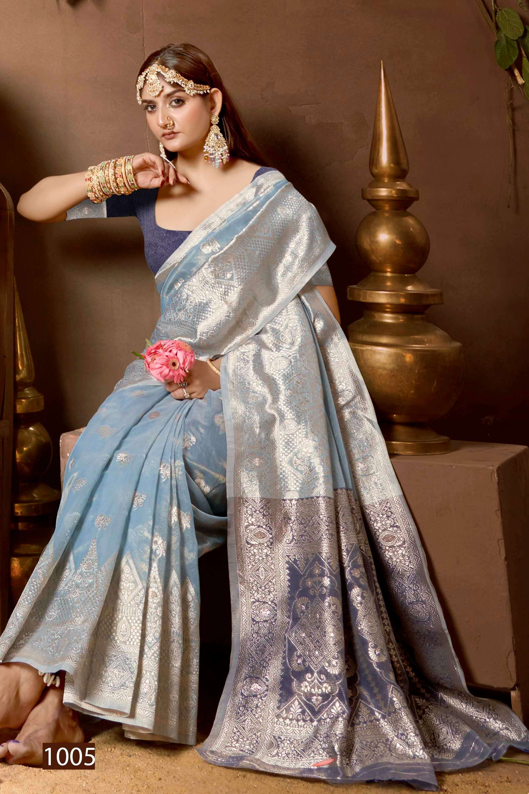 Saroj Jaipuri Silk Vol - 4 Soft cotton Saree Saree Wholesale catalog  