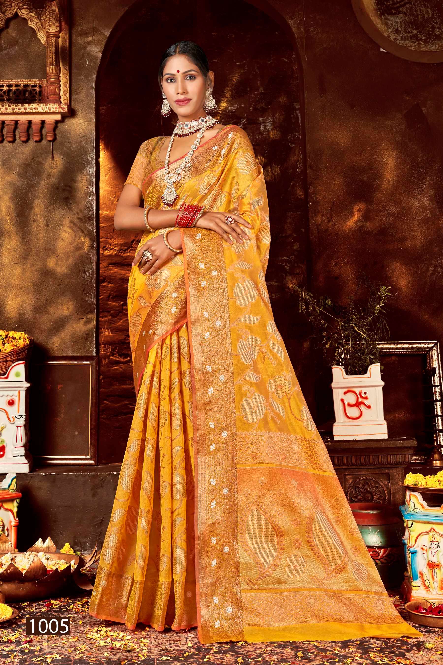 Saroj  Kundan Vol - 2 Soft  Organza  Saree Wholesale catalog  