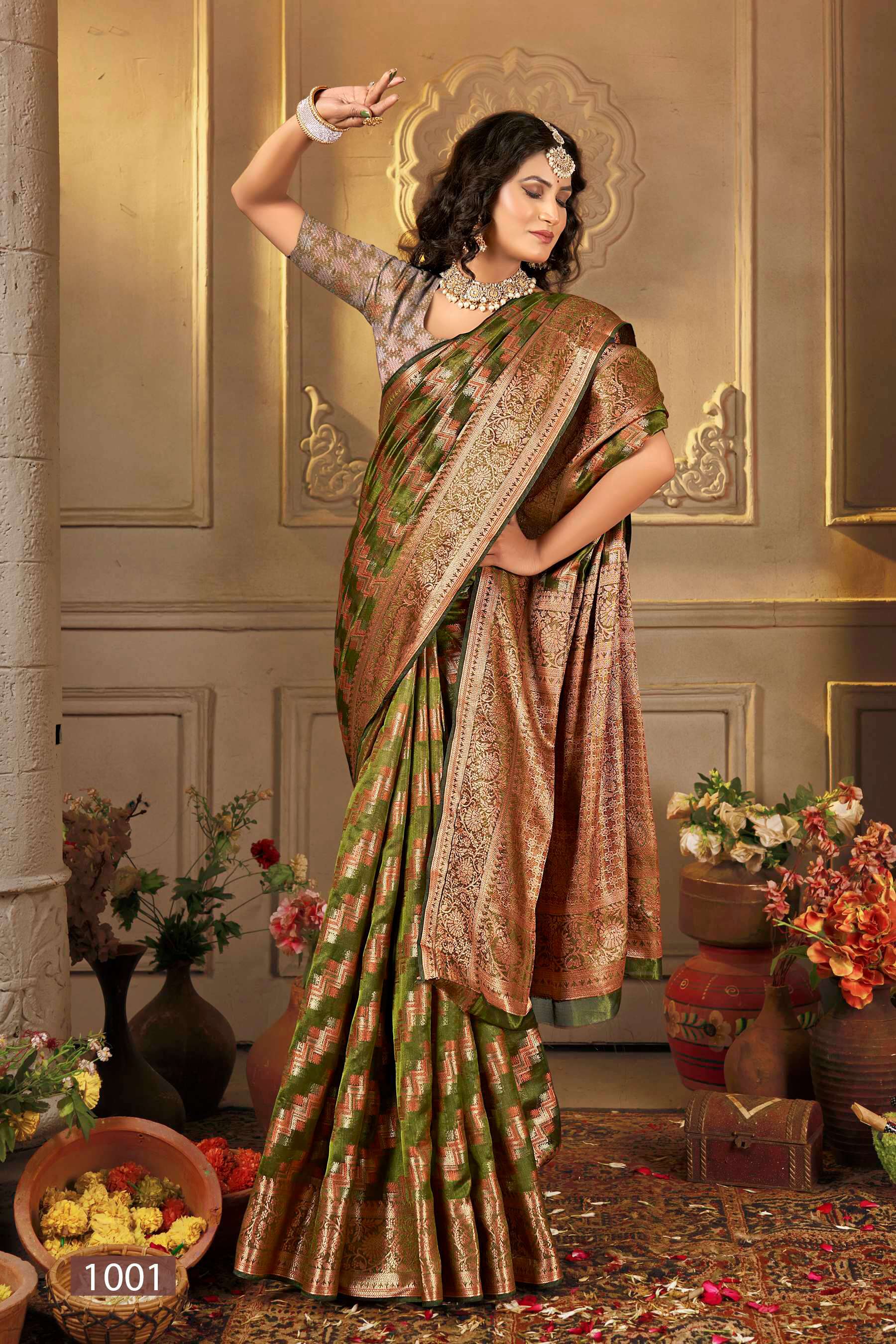 Saroj  Manohari silk Vol - 12 Soft Organza saree Saree Wholesale catalog    