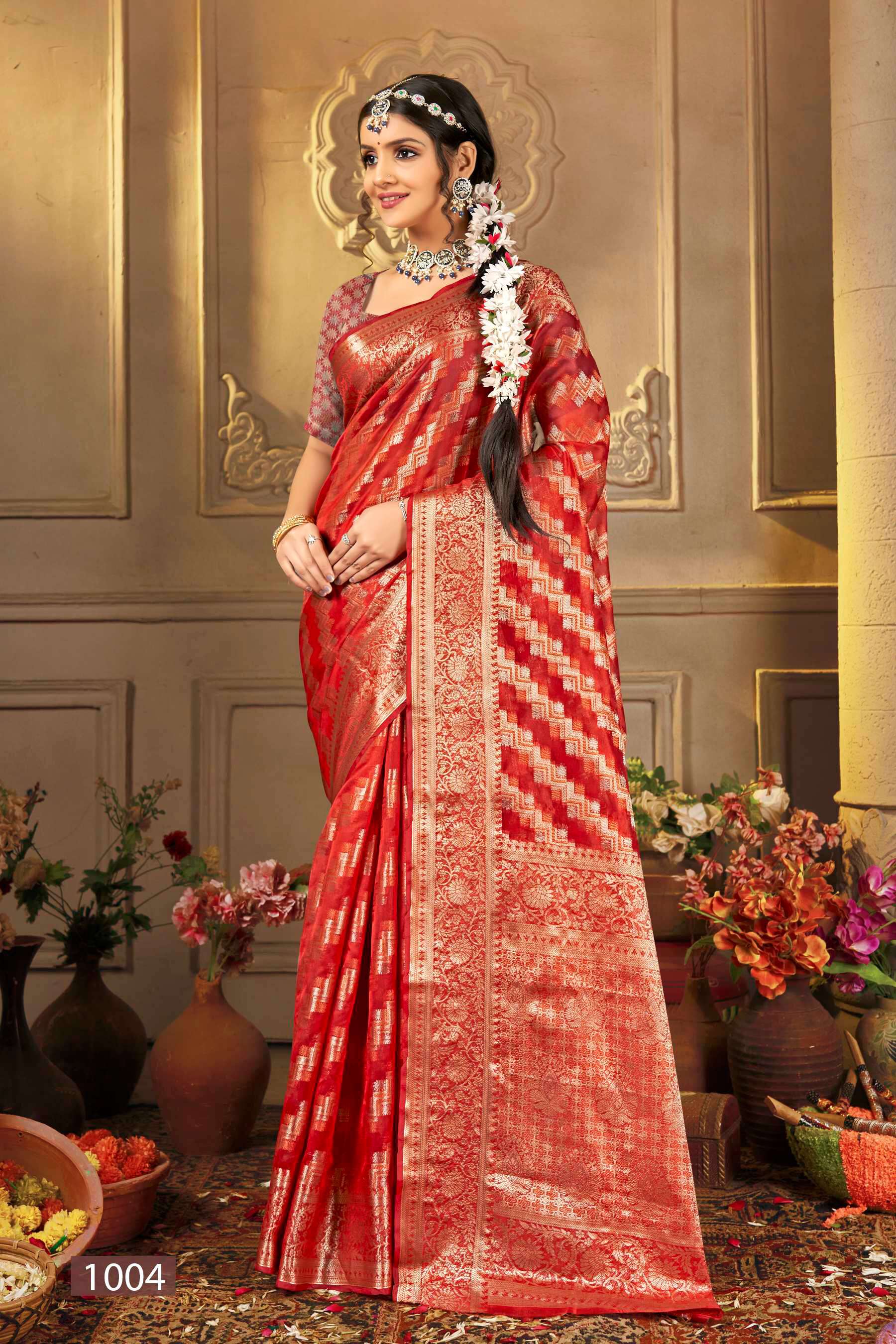 Saroj  Manohari silk Vol - 12 Soft Organza saree Saree Wholesale catalog    
