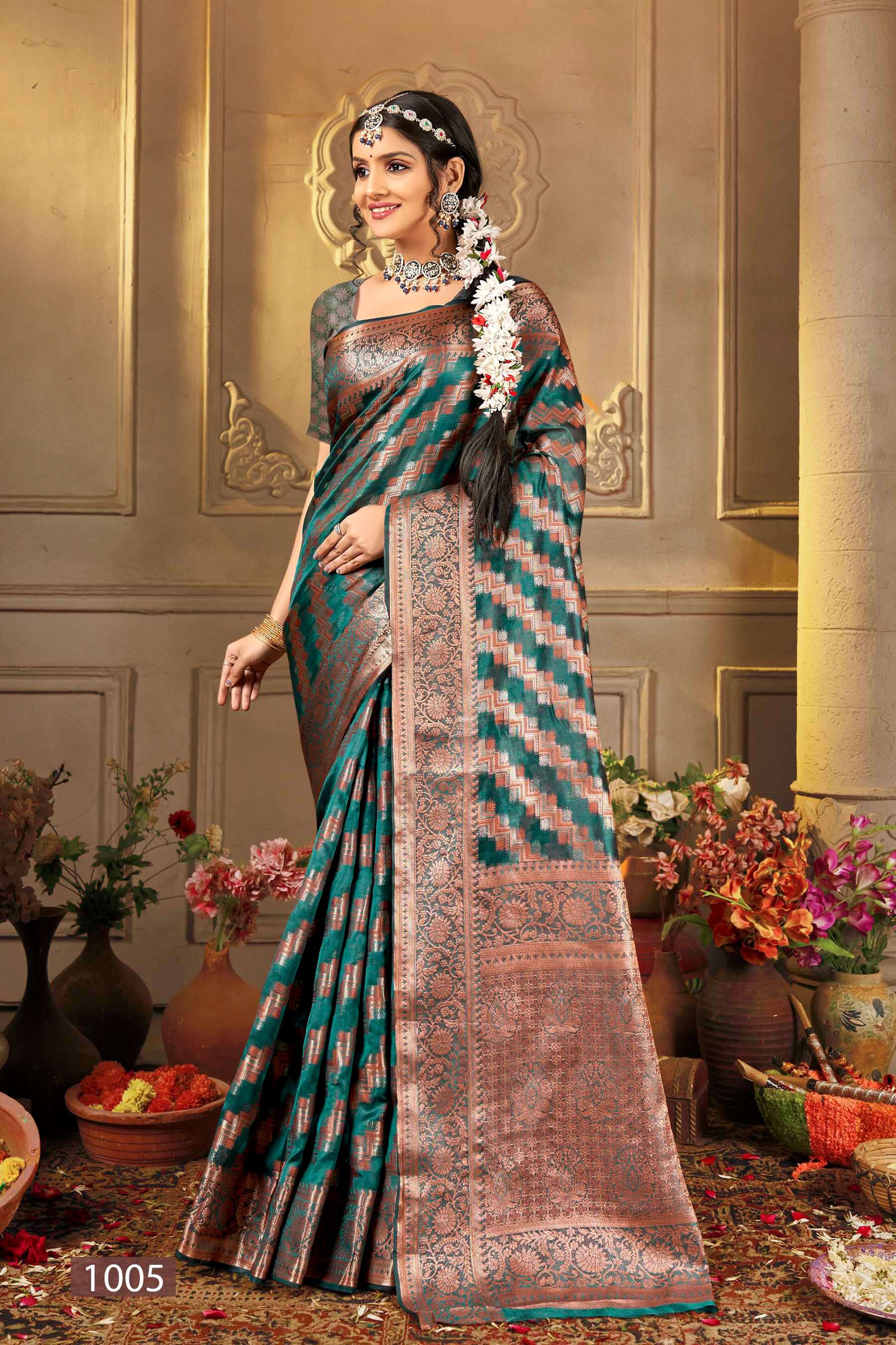 Saroj  Manohari silk Vol - 12 Soft Organza saree Saree Wholesale catalog    