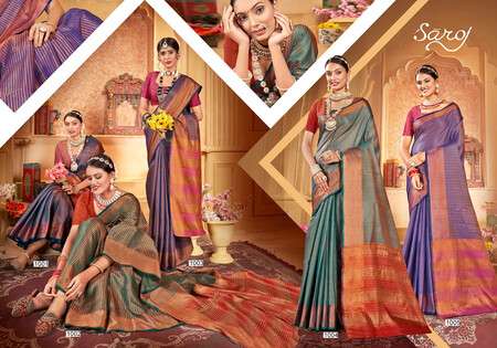 Saroj Saandhya Vol - 1 Soft silk Wholesale catalog    