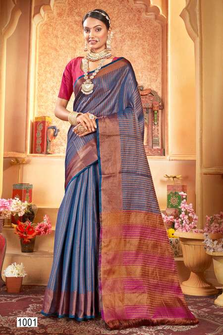 Saroj Saandhya Vol - 1 Soft silk Wholesale catalog    