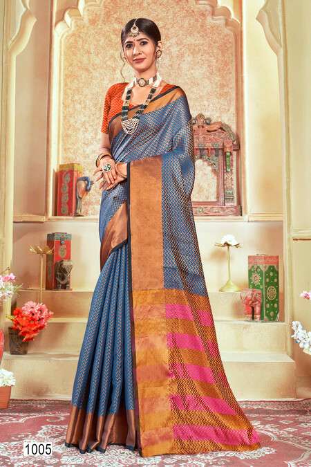 Saroj Saandhya Vol - 2 Soft silk Wholesale catalog     