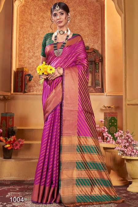 Saroj Saandhya Vol - 5 Soft silk Wholesale catalog   