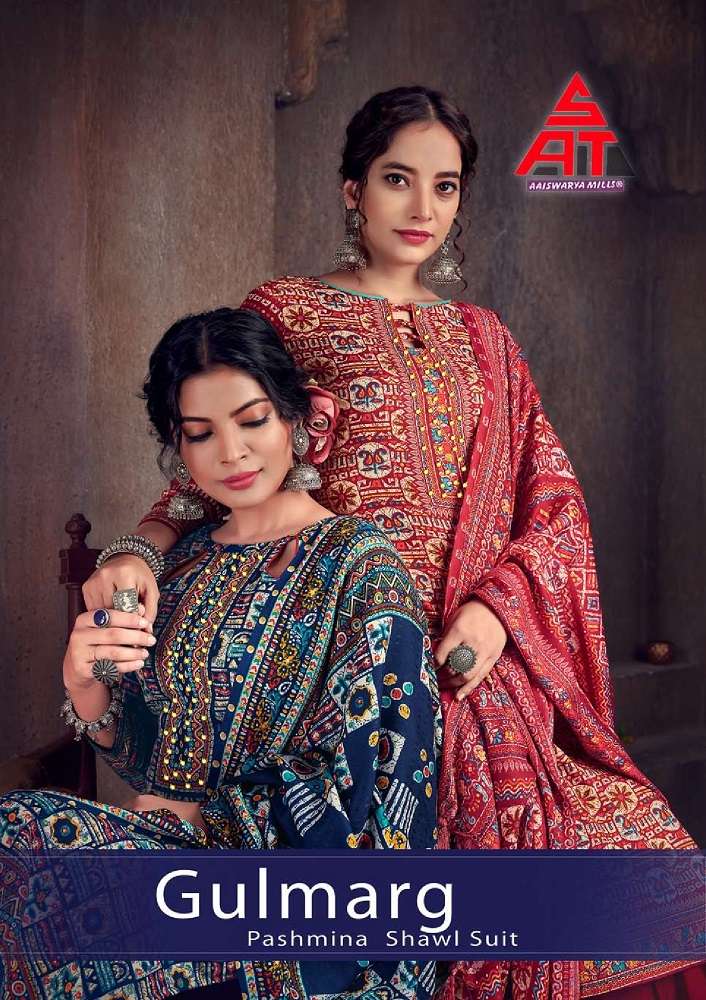 SAT Gulmarg Pashmina Vol-14 -Dress Material -Wholesale Catalog