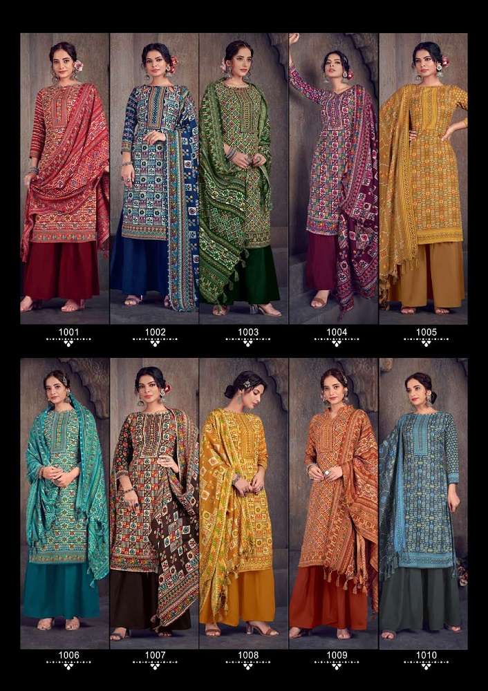SAT Gulmarg Pashmina Vol-14 -Dress Material -Wholesale Catalog
