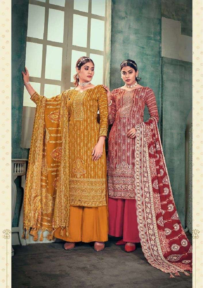 Sat Pashmina Vol-15 – Dress Material -Wholesale Catalog