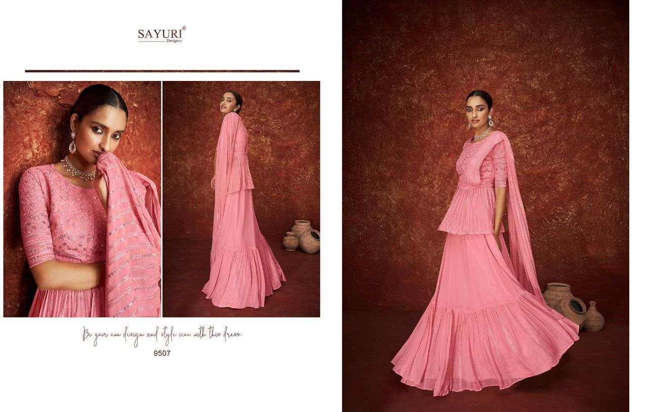 Sayuri Daisy 9505 Series Western Wear Salwar Suits Wholesale catalog