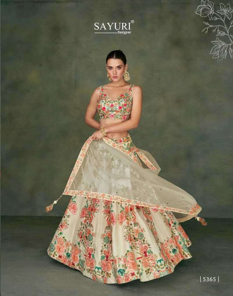 Sayuri Odhani 5365 Tafeta Silk Designer Lehenga Choli Wholesale catalog