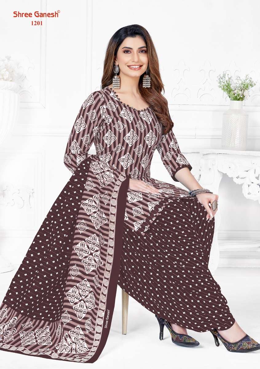 Shree Ganesh Batik Vol-2 -Kurti Pant With Dupatta -Wholesale Catalog 