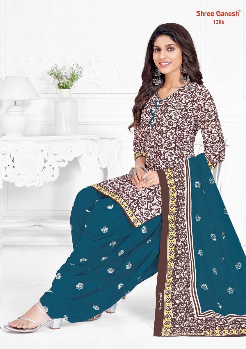 Shree Ganesh Batik Vol-2 -Kurti Pant With Dupatta -Wholesale Catalog 