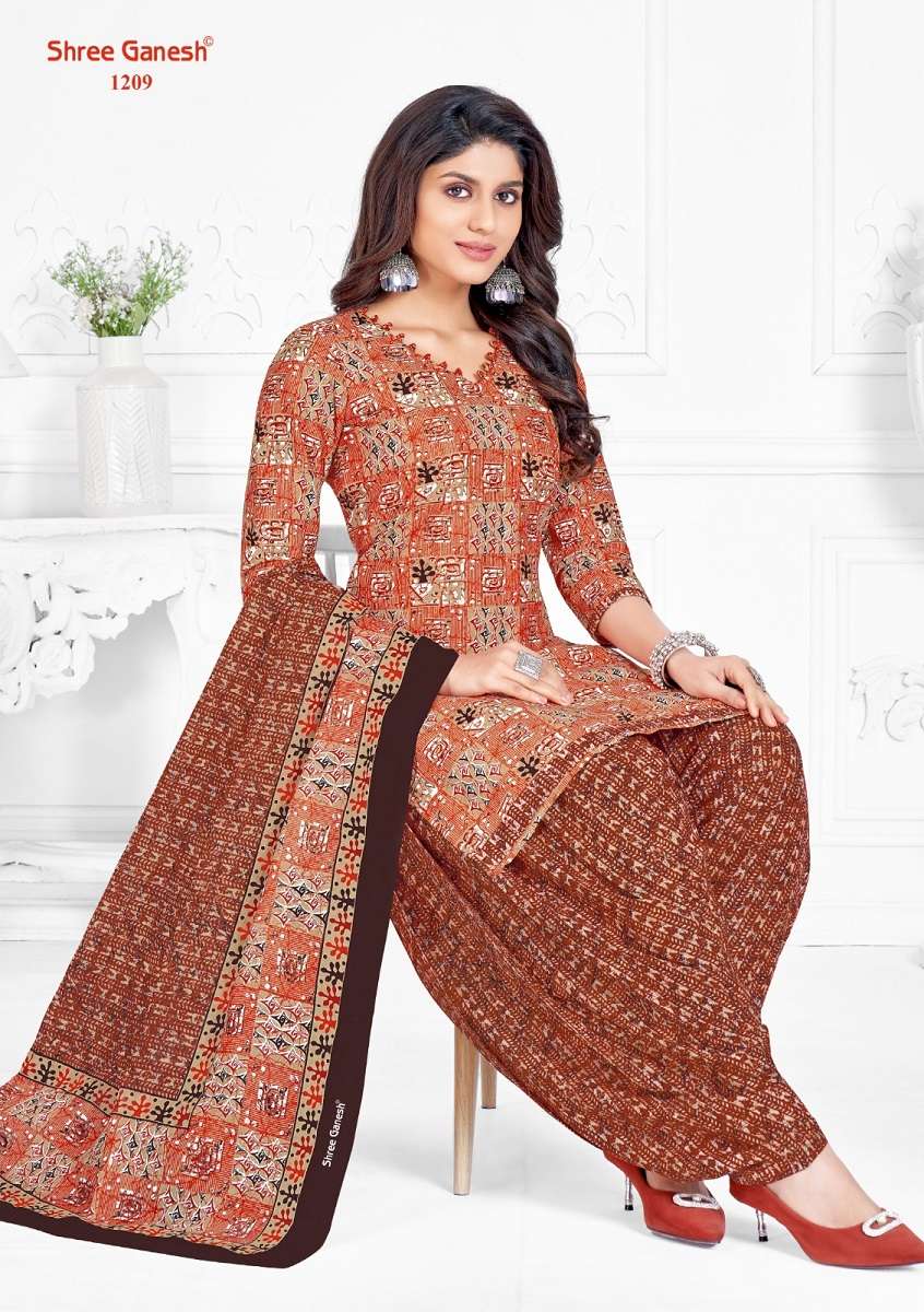 Shree Ganesh Batik Vol-2 -Kurti Pant With Dupatta -Wholesale Catalog 