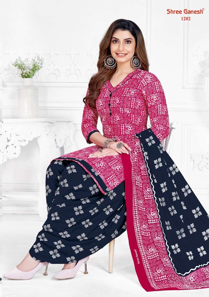 Shree Ganesh Batik Vol-2 -Kurti Pant With Dupatta -Wholesale Catalog 