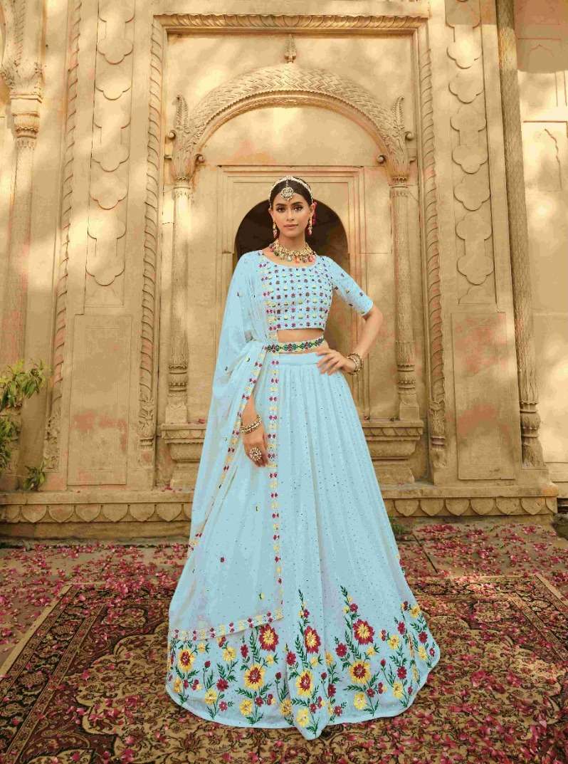 SHUBHKALA 2171 Embroiered Semi Stitched Bridal Lehenga Choli Wholesale catalog