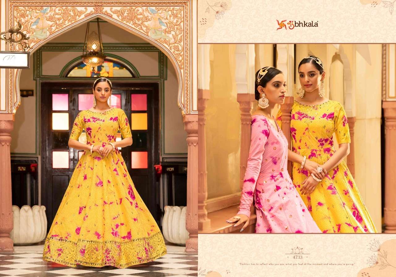 SHUBHKALA  FLORY VOL. 20 Printed Long Anarkali Gown Wholesale catalog