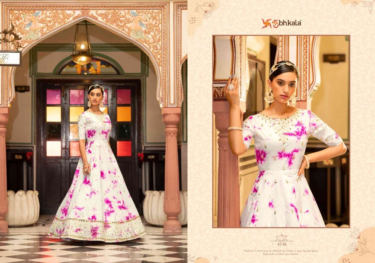 SHUBHKALA  FLORY VOL. 20 Printed Long Anarkali Gown Wholesale catalog