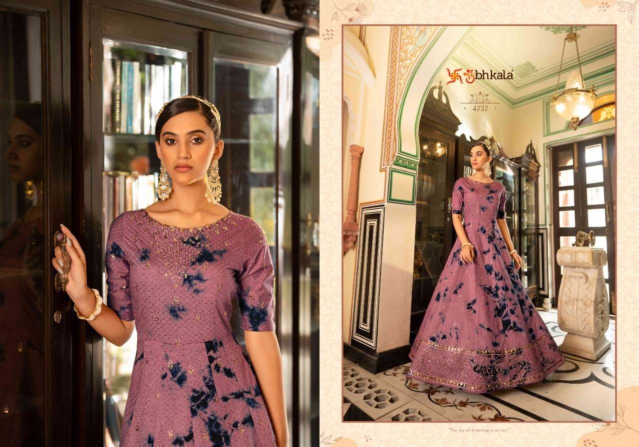 SHUBHKALA  FLORY VOL. 20 Printed Long Anarkali Gown Wholesale catalog