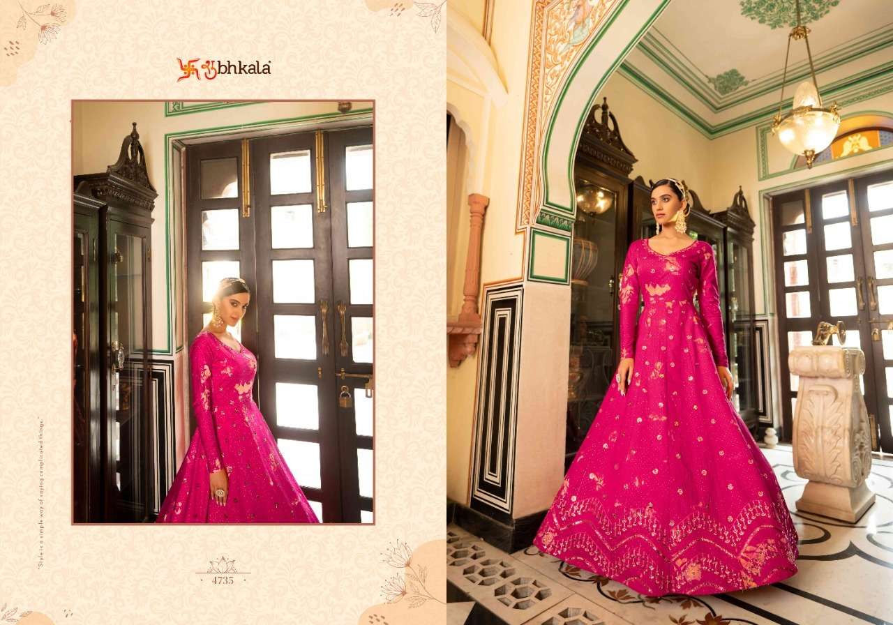 SHUBHKALA  FLORY VOL. 20 Printed Long Anarkali Gown Wholesale catalog